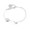 Bransoletka Shiny Heart Pink
