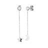 Kolczyki Infinity Silver