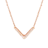 Naszyjnik Amelora Rose Gold