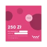 Elektroniczna karta podarunkowa o wartości 250 zł